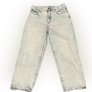 90's Universal Thread Vintage Straight Acid Wash, Light Denim Jeans